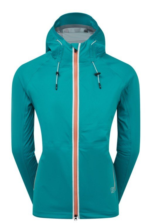 FootJoy HydroKnit dámska bunda, modrá/biela/desert peach
