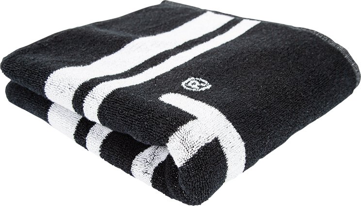 JuCad golf towel XXL Pro 50x100 cm ručník, čierny