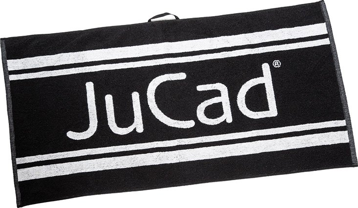 JuCad golf towel XXL Pro 50x100 cm ručník, čierny