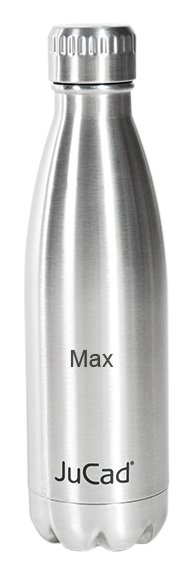 JuCad Stainless Steel Insulated Bottle, prispôsobiteľná