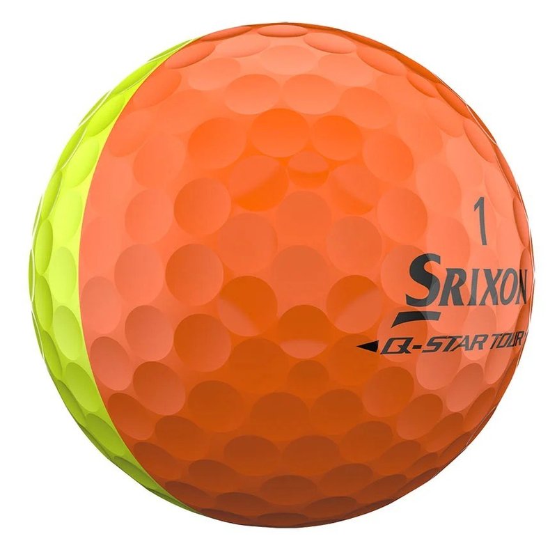 Srixon Q-Star Tour Divide golfové loptičky, žlto/oranžové