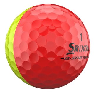 Srixon Q-Star Tour Divide golfové loptičky, žlto/červené