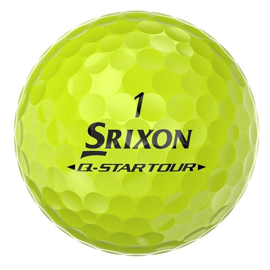 Srixon Q-Star Tour Divide golfové loptičky, žlto/červené