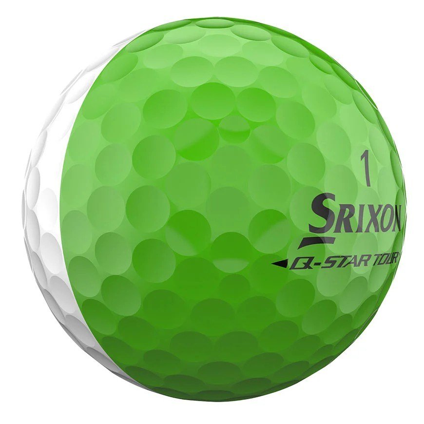 Srixon Q-Star Tour Divide golfové loptičky, bielo/limetkové