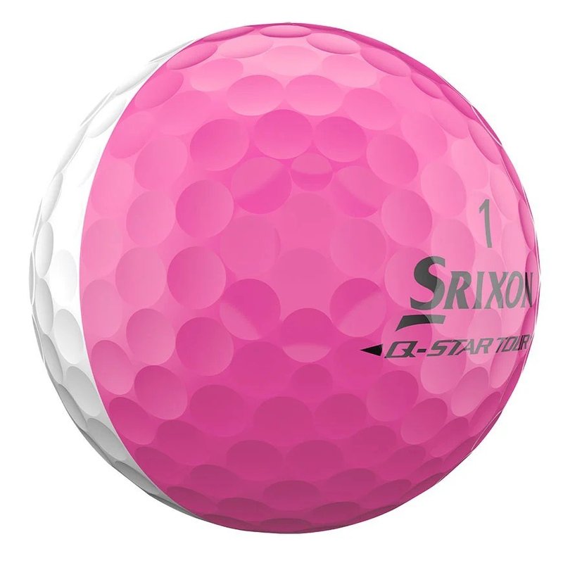 Srixon Q-Star Tour Divide golfové loptičky, bielo/ružové