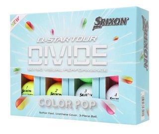 Srixon Q-Star Tour Divide 6 Multi golfové loptičky, mix barev