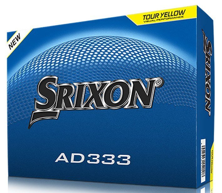 Srixon AD333 golfové loptičky 2026, žlté