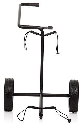 JuStar Black 2-Wheeled tlačný vozík, matt black finish