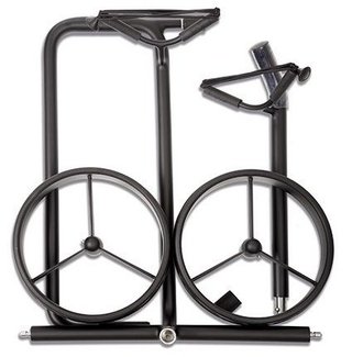 JuStar Black 2-Wheeled tlačný vozík, matt black finish