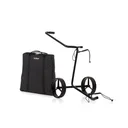 JuStar Black 2-Wheeled tlačný vozík, matt black finish
