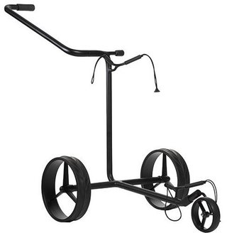 JuStar Black 3-Wheeled tlačný vozík, matt black finish