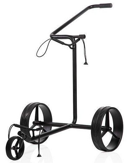 JuStar Black 3-Wheeled tlačný vozík, matt black finish