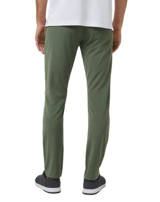 Travis Mathew Open To Close Tech Chino pánske nohavice, thyme