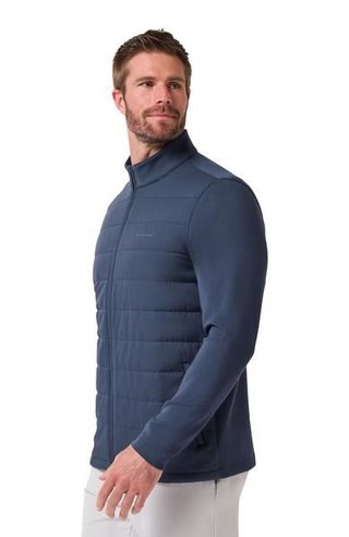 Travis Mathew Point of Sail Full-Zip pánska bunda, mood indigo