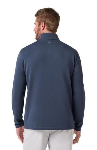 Travis Mathew Point of Sail Full-Zip pánska bunda, mood indigo