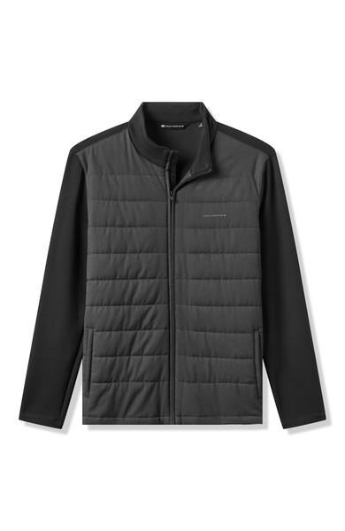Travis Mathew Point of Sail Full-Zip pánska bunda, čierna