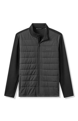 Travis Mathew Point of Sail Full-Zip pánska bunda, čierna