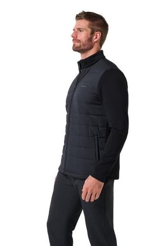 Travis Mathew Point of Sail Full-Zip pánska bunda, čierna