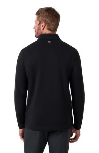Travis Mathew Point of Sail Full-Zip pánska bunda, čierna