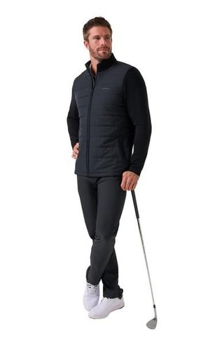 Travis Mathew Point of Sail Full-Zip pánska bunda, čierna