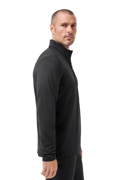 Travis Mathew Heater Pro 1/4Zip pánska mikina, čierna