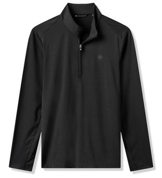 Travis Mathew Heater Pro 1/4Zip pánska mikina, čierna