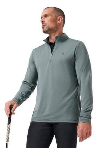 Travis Mathew Heater Pro 1/4Zip pánska mikina, balsam green