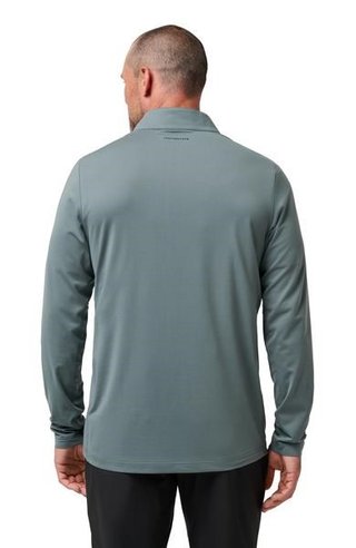 Travis Mathew Heater Pro 1/4Zip pánska mikina, balsam green
