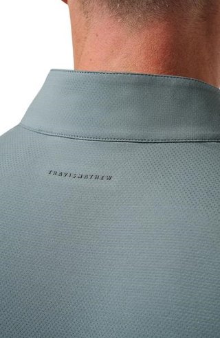 Travis Mathew Heater Pro 1/4Zip pánska mikina, balsam green