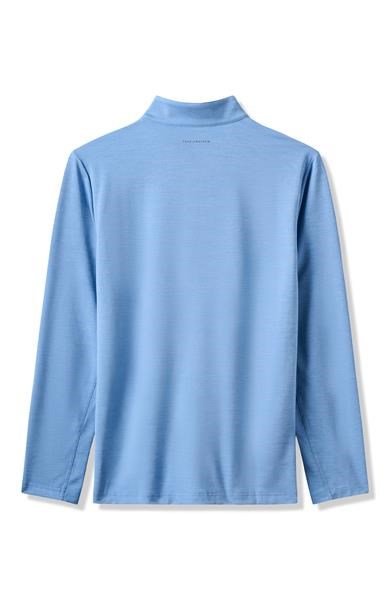 Travis Mathew Heater Pro 1/4Zip pánska mikina, pacific coast
