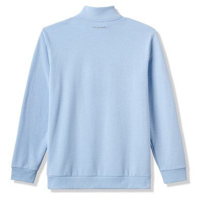 Travis Mathew Cloud Quarter Zip 2.0 pánska mikina, heather powder blue