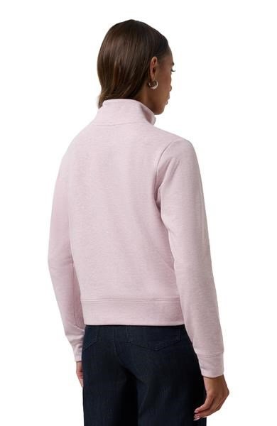 Travis Mathew Cloud Fleece Half-Zip dámska mikina, heather violet ice