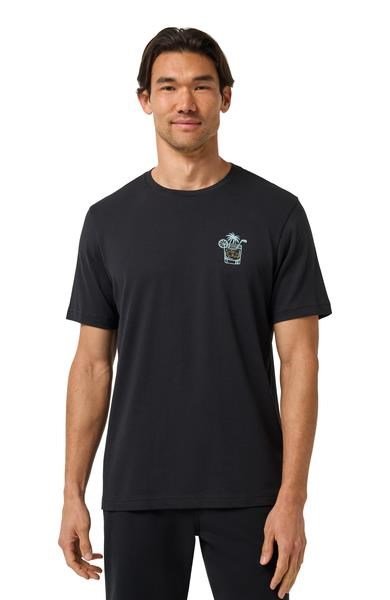 Travis Mathew Beverage Cart Tee pánske tričko, čierne