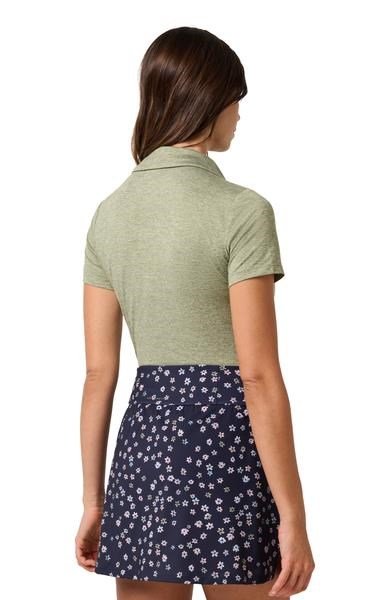 Travis Mathew Skyloft Light dámske polo, heather oil green