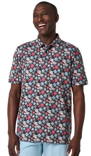 Travis Mathew Featherweight Fairway Fit pánske polo, čierne
