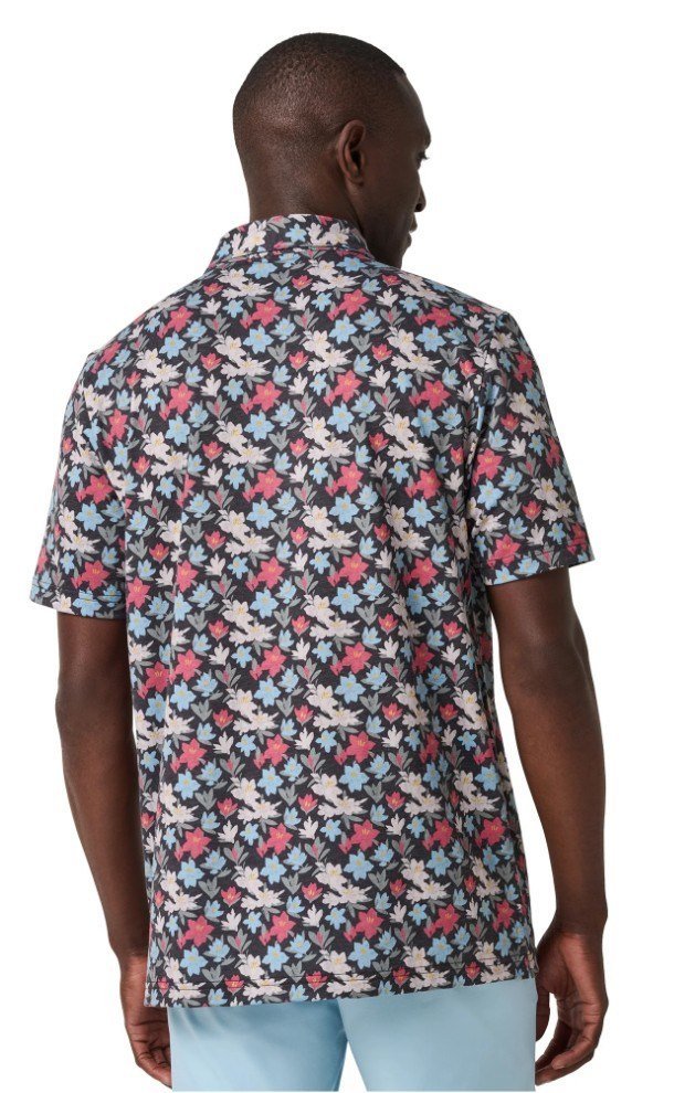 Travis Mathew Featherweight Fairway Fit pánske polo, čierne