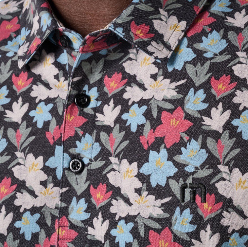Travis Mathew Featherweight Fairway Fit pánske polo, čierne