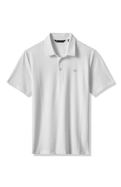 Travis Mathew Featherweight Salt Breeze pánske polo, biele