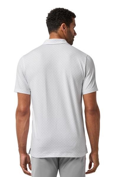 Travis Mathew Featherweight Salt Breeze pánske polo, biele