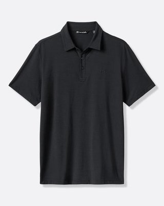 Travis Mathew The Heater pánske polo, čierne