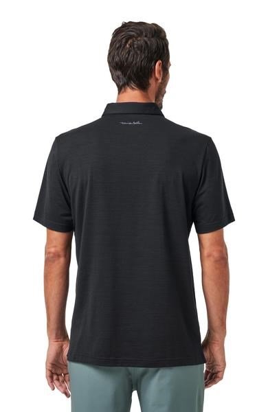 Travis Mathew The Heater pánske polo, čierne