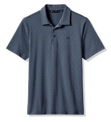 Travis Mathew Performance Jersey Wave pánske polo, bering sea