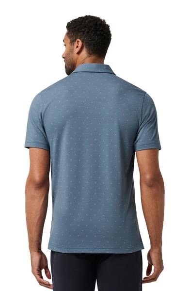 Travis Mathew Performance Jersey Wave pánske polo, bering sea