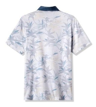 Travis Mathew Featherweight Drift pánske polo, biele