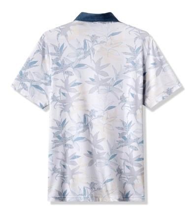 Travis Mathew Featherweight Drift pánske polo, biele