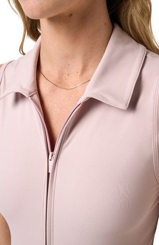 Travis Mathew Moveknit Sleeveless dámske šaty, violet ice