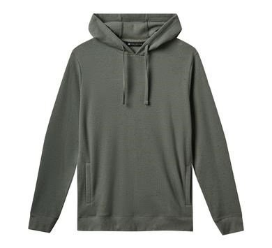 Travis Mathew Cloud Wafle pánska mikina, dark olive