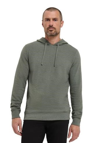 Travis Mathew Cloud Wafle pánska mikina, dark olive
