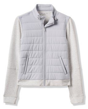 Travis Mathew Skyloft Soft Espresso Martini dámska bunda, heather light grey