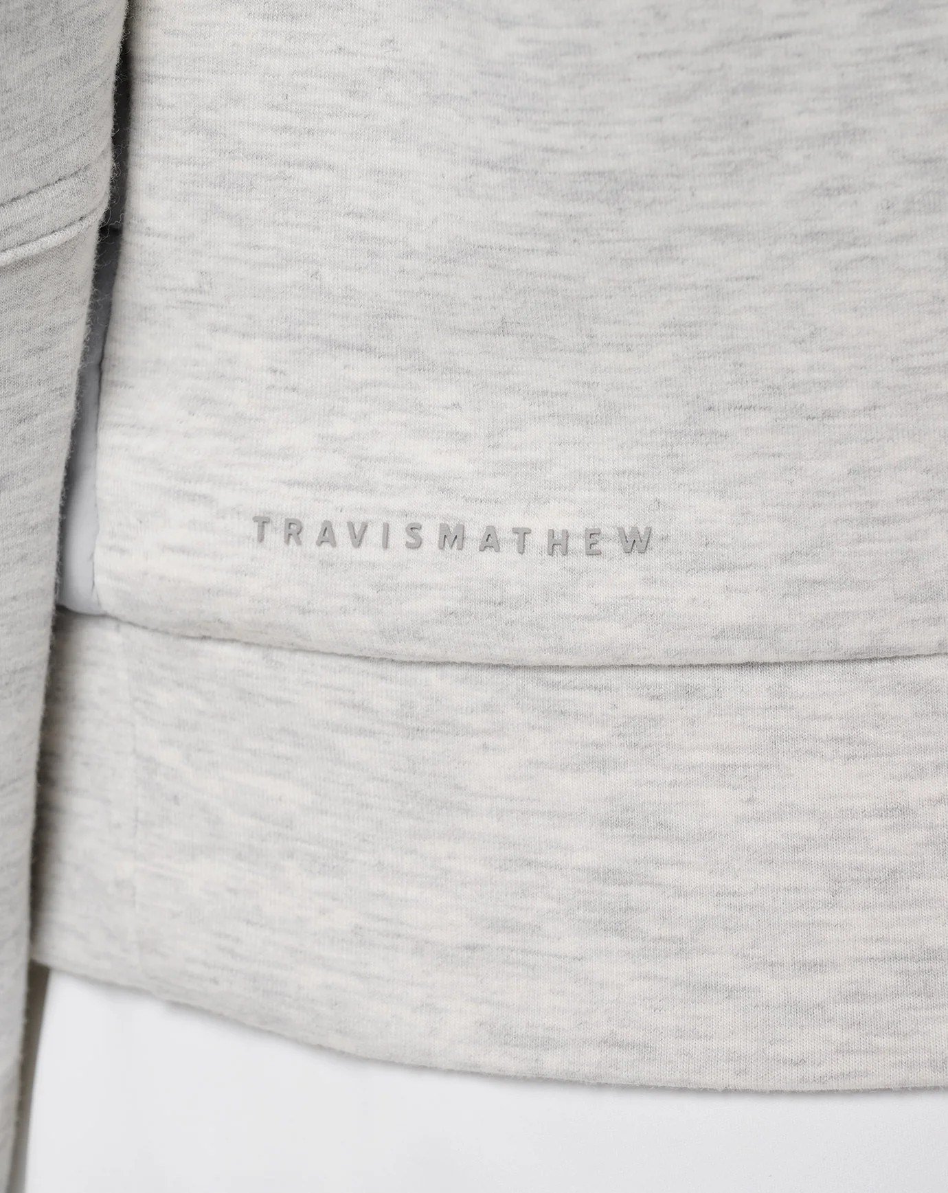 Travis Mathew Skyloft Soft Espresso Martini dámska bunda, heather light grey